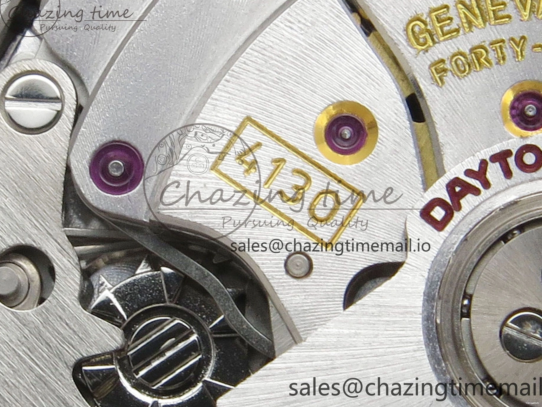 White SONIC Case Black Rainbow Daytona Bezel SA4130 Best and Rainbow Bracelet Dial Edition Ceramic 0113